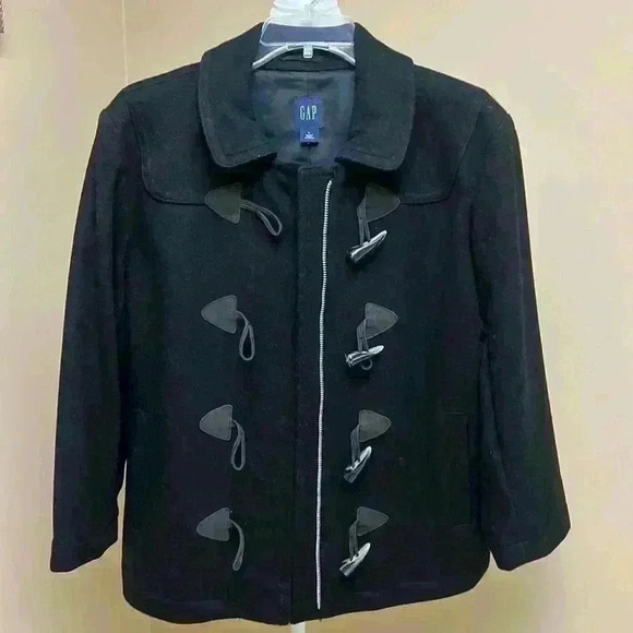 GAP Wool Coat with Zipper and Button Closure - Picture 2 of 10